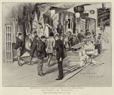 Préparation pour le Klondyke - Charles Edwin Fripp